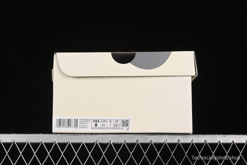 Nike Travis Scott x Fragment Design x Air Jordan 1 Low OG SP AJ1 Retro Sneakers - JH6088-611