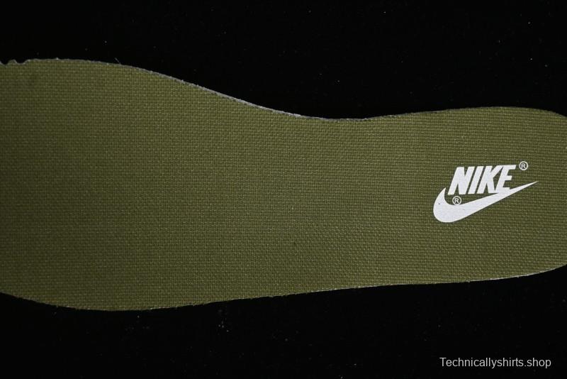 Nike SB Dunk Low Gucci Collaboration - Subtle Pattern Beige Green Swoosh Anniversary Custom Low-Top Casual Sneakers - KK1888-006