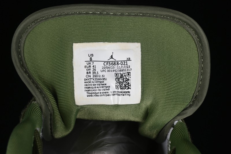Nike Air Jordan 1 Low OFF-WHITE Collaboration - Retro Basketball Shoes with Beige Green Stitching - CF3688-021