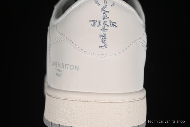 Nike Travis Scott x Fragment Design x Air Jordan 1 Low OG SP AJ1 LV Collaboration - XZ1268-002