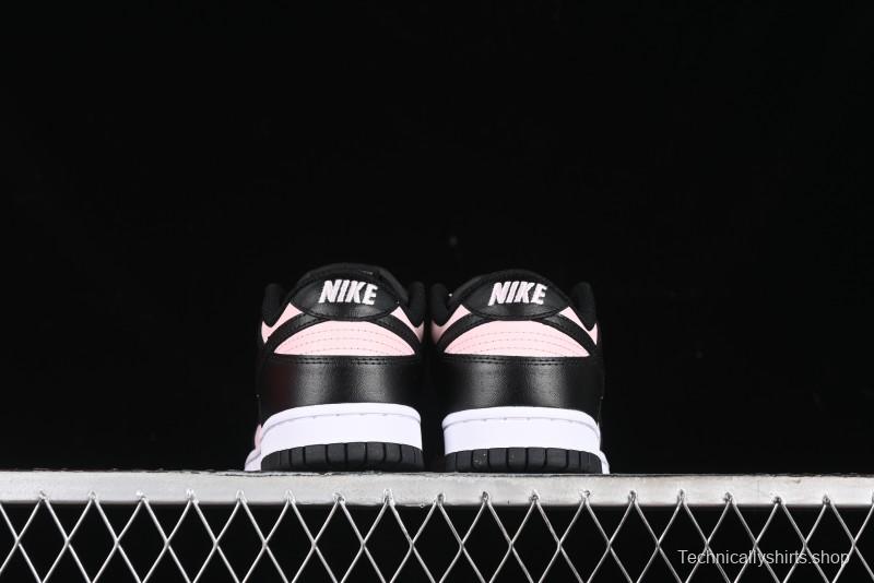 Nike SB Dunk Low Casual Skate Shoes in Black Pink - CW1590-100