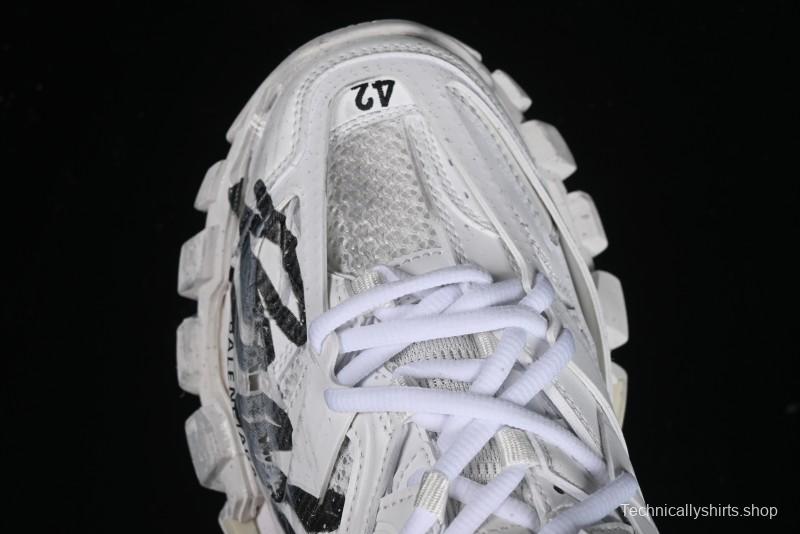 Balenciaga Track Sneaker Tess with Transparent Heel Strap - WTRHW9010