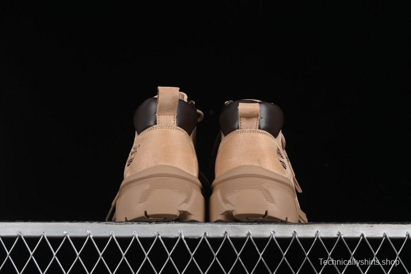 Timberland Outdoor Mid-Top Casual Martin Boots with Premium Suede Leather and Anti-Odor Insole - TB10059SAND