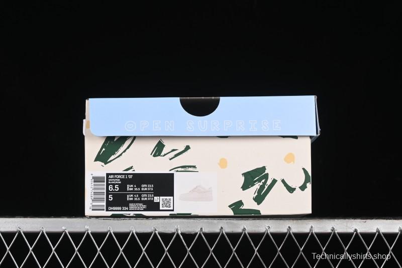 Nike Air Force 1 '07 Low Pink Chanel-Inspired Casual Sneakers - DH9999-334