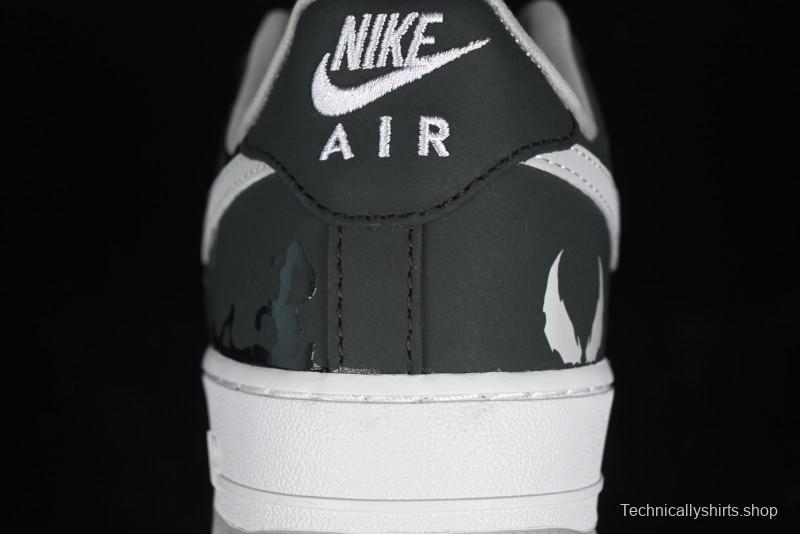 Nike Air Force 1 '07 Low "Venom Ⅱ" Marvel Series Casual Sneakers - CW6718-777