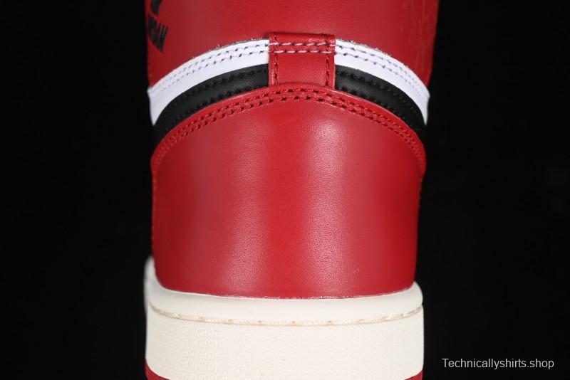 Nike Air Jordan 1 High OG Retro Basketball Shoes with Black Toe Design - DZ5485-106