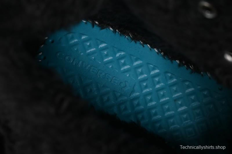 Converse Chuck 1970s Winter Waterproof Leather High-Top Sneakers with Gold Eyelets and Fleece Lining - A12444C