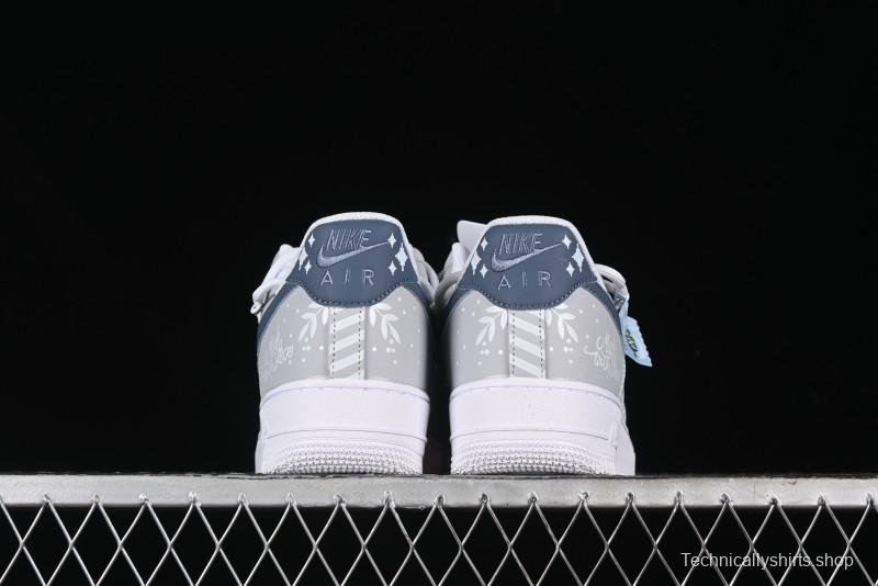 Nike Air Force 1 '07 Low Frozen Custom Paint Low-Top Casual Sneakers - ZH0316-035