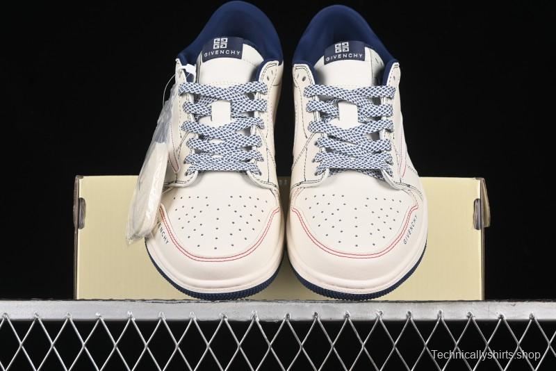 Nike Travis Scott x Fragment Design x Air Jordan 1 Low OG SP AJ1 Low-top Casual Sneakers - XY2688-115