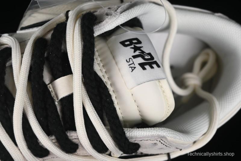 Nike SB Dunk Low BAPE Collaboration - Strap Black Hook Anniversary High-End Custom Low-Top Casual Skate Shoes SJ2068-299