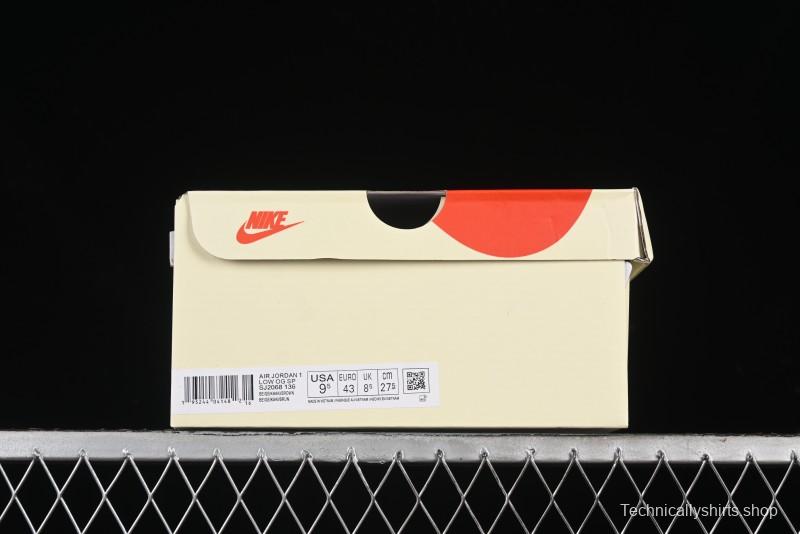 Nike Travis Scott x Fragment Design x Air Jordan 1 Low OG SP AJ1 - SJ2068-136