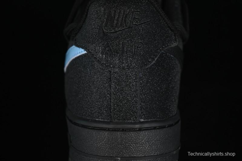 Nike Air Force 1 '07 Low Cleanfit Custom Official Bestseller Black Blue Starry Sky Full Diamond Casual Sneakers - ZH0316-042