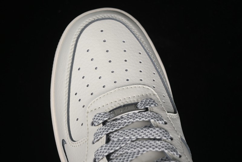 Nike Air Force 1 '07 Low Supreme The North Face Collaboration - Beige Grey Low-Top Casual Sneakers - XZ1996-710