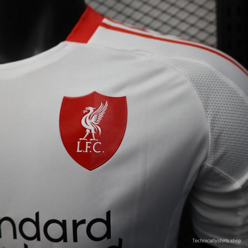 Player Version 25/26 Liverpool Away White Jersey
