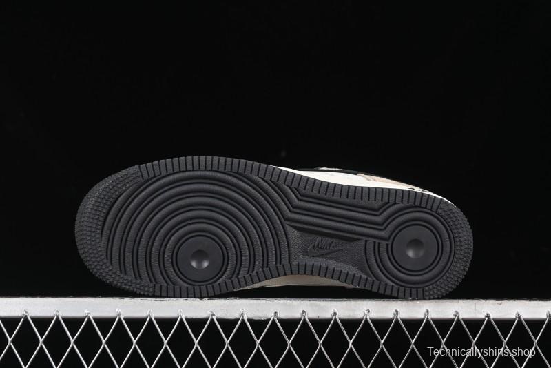 Nike Air Force 1'07 Low Stussy Collaboration - Milk Tea Low Top Casual Sneakers - XZ6188-999
