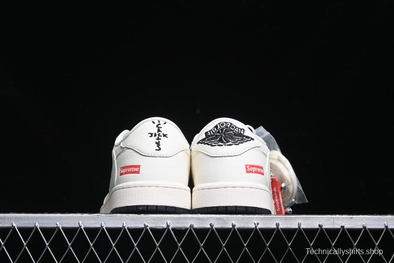 Nike Travis Scott x Fragment Design x Air Jordan 1 Low OG SP AJ1 Sneakers - BB7518-002