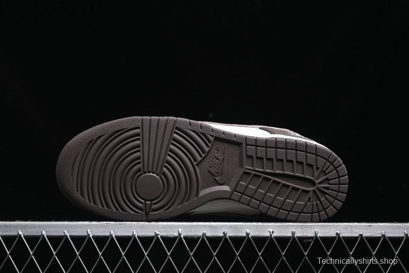 Nike SB Dunk Low Stussy Collaboration - Beige Brown Swoosh Anniversary High-End Custom Low-Top Casual Skate Shoes - SF1029-408