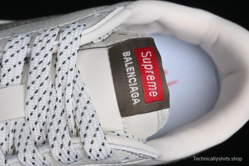 Nike Travis Scott x Fragment Design x Air Jordan 1 Low OG SP AJ1 Supreme Collaboration - Light Beige White Low Top Casual Sneakers - JH6088-609