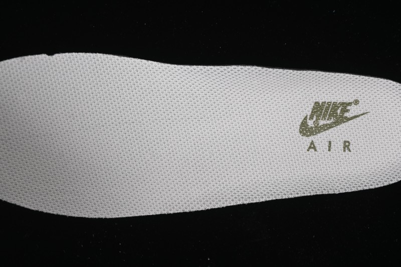 Nike Air Force 1 '07 Low Stussy Collaboration - Green Brown Low-Top Casual Sneakers - KK1988-038