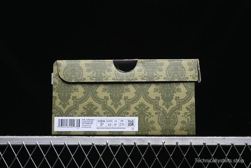 Nike Travis Scott x Fragment Design x Air Jordan 1 Low OG SP AJ1 Retro Sneakers - XZ1658-001