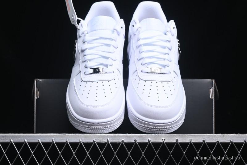 Nike Air Force 1 '07 Low Stussy Collaboration - Crystal Milk Coffee Low-Top Casual Sneakers - IF1686-101