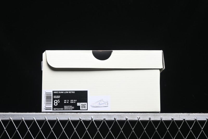 Nike SB Dunk Low UN Collaboration - Beige Grey Line Grey Sole Anniversary High-End Custom Low-Top Casual Skate Shoes - BB7518-003