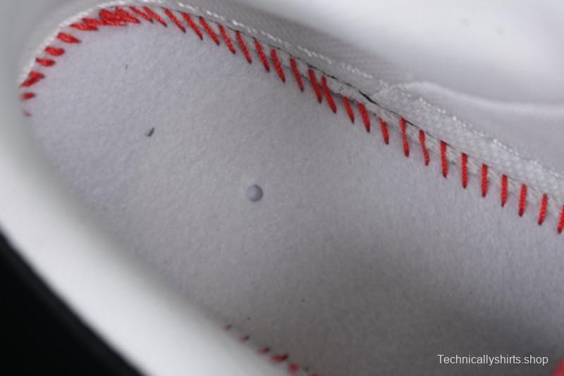 Nike Air Force 1 '07 Low Stussy Supreme Collaboration Dual-Tone Black Red Logo Low-Top Casual Sneakers - HH7518-043