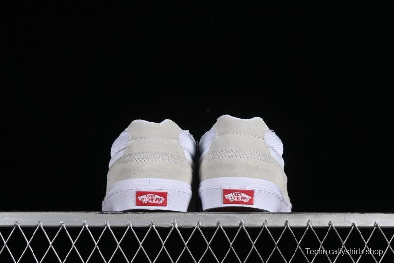 Vans Caldrone Chunky Retro Sneakers in White with Enhanced Cushioning - VN0007P9WHT