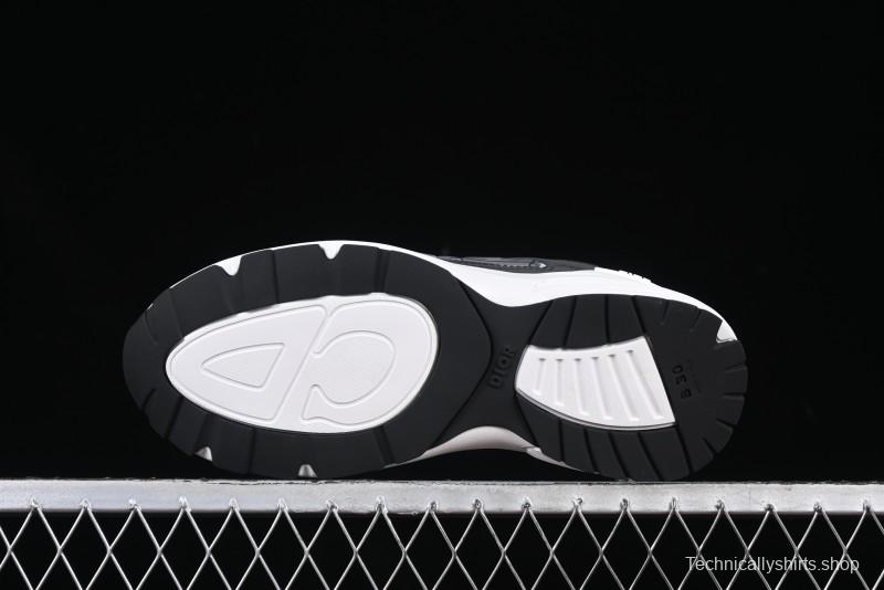 Dior B30 Sneakers with Reflective CD30 Logo and Lightweight Rubber Sole - CD30