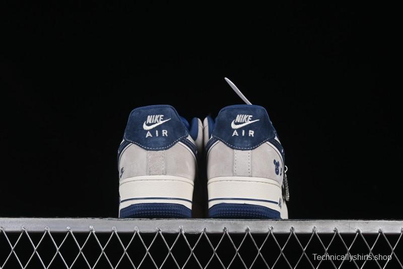 Nike Air Force 1 '07 Low Collaboration with Violent Bear - Snow Grey Pigskin Edition - KK1988-053