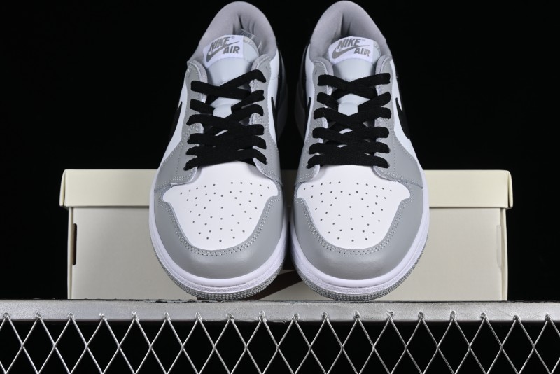 Nike Air Jordan 1 Low AJ1 Grey Black Low Top Casual Sneakers - CZ0790-110