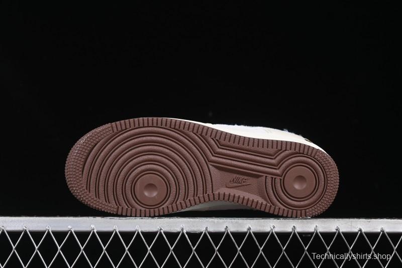 Nike Air Force 1 '07 Low Bape Camouflage Swoosh Beige Casual Sneakers - DF0188-030