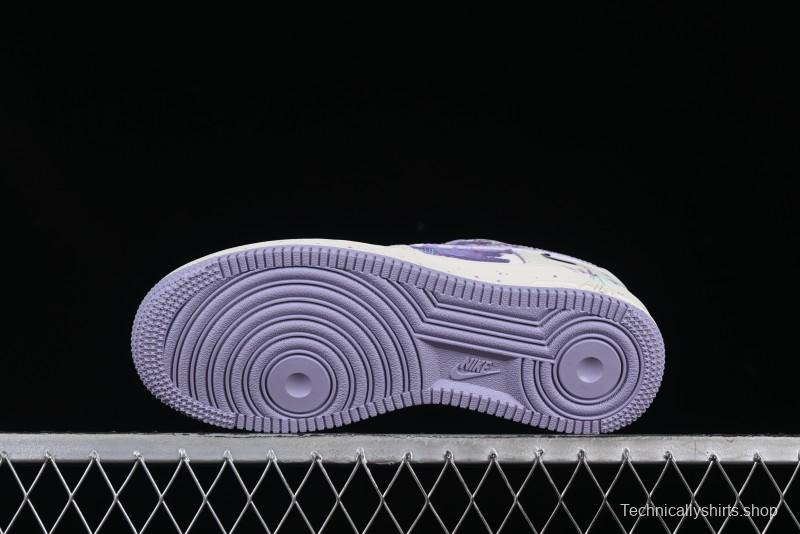 Nike Air Force 1'07 Low Casual Sneakers Purple Butterfly - FB1839-213