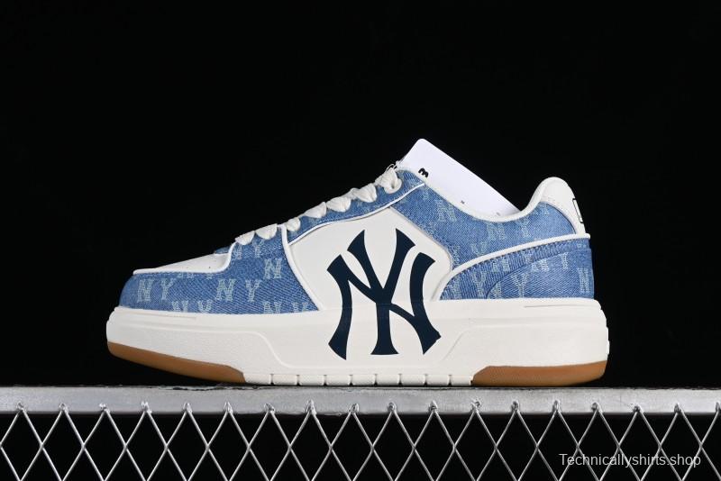 MLB Chunky Liner Basic Height Increasing Platform Sneakers with 6cm Inner Lift - 3ASXCLD4N50BLS