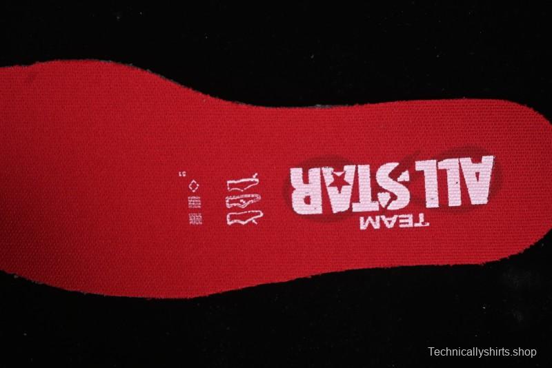 Converse 1970s CNY Year of the Snake Limited Edition High-Top Canvas Sneakers with Gold Star Chain and Metallic Snake Lace Jewelry - A13351C