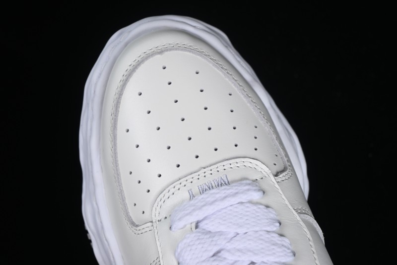 Wayne Original Sole Leather Low Sneaker with Deconstructed Ice Cream Sole - MMY