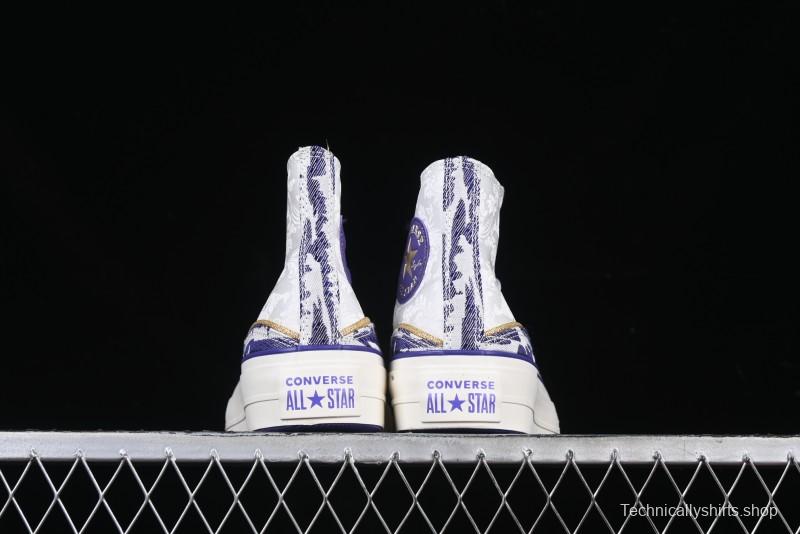 Converse 1970s CNY Year of the Snake Limited Edition High-Top Canvas Sneakers with Thick Sole - A13353C