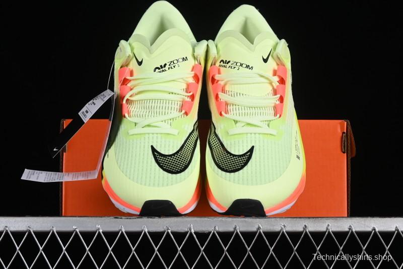 Nike Zoom Rival Fly 3 Lightweight Fabric Comfortable Cushion Anti-Slip Low-Top Casual Running Shoes - CT2405-700