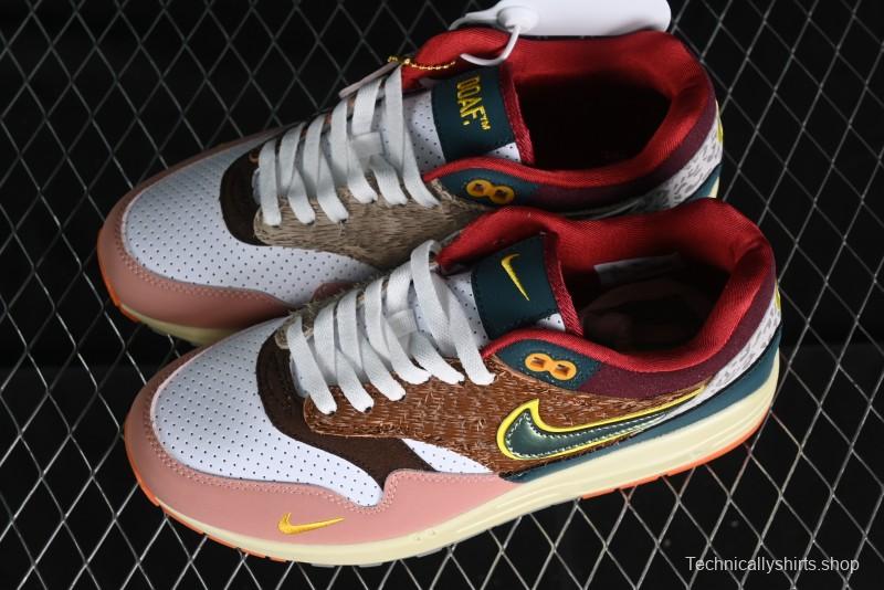 Nike Air Max 1 Retro Running Shoes with Half-Sole Air Cushion - HO2639-100