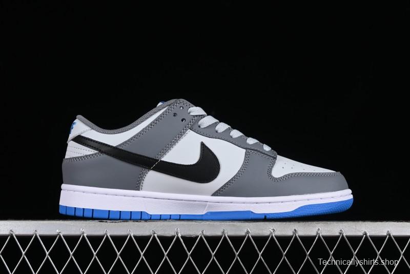 Nike Dunk Low SB Skateboarding Shoes in White Blue Grey - FB9109-001