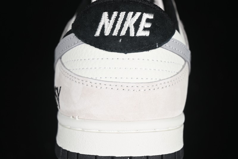 Nike SB Dunk Low Stussy Collaboration Grey Pig Suede Anniversary Custom Low-Top Casual Skate Shoes - DJ2024-061