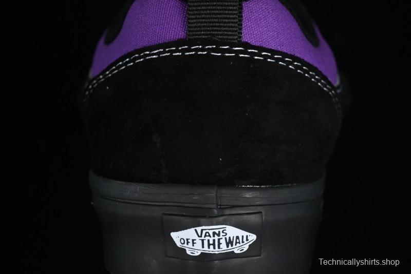 Vans Classics Knu Skool Black Purple Slip-On Shoes - VN0009QCSWE