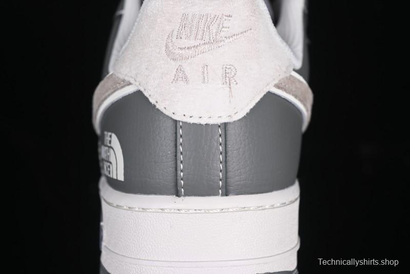 Nike Air Force 1 '07 Low North Face Collaboration Light Grey Two-Tone Low-Top Casual Sneakers - DM6688-046