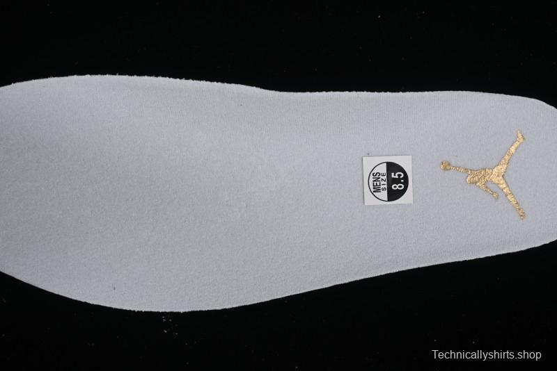 Nike Air Jordan 4 Retro Sneakers with Metallic Gold Design - AQ9129-170