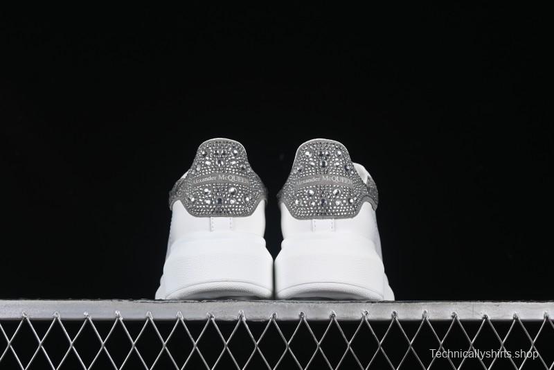 Alexander McQueen Oversized Sneakers with White Rhinestones - D.E5