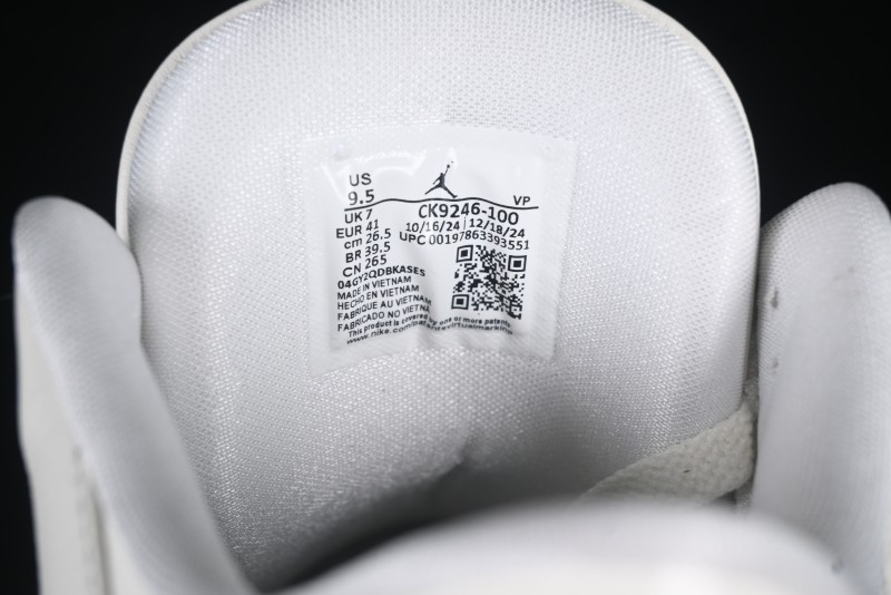 Nike Air Jordan 3 Retro Sneakers Sail Metallic Silver with Elephant Print Accents - CK9246-100