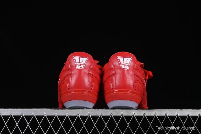 Louis Vuitton Footprint Soccer Low-Top Lifestyle Sneakers Round Toe Lace-Up Casual Shoes Red - AJF6