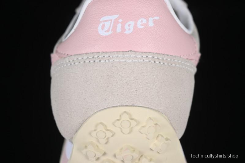 Asics Vintage-Style Sneakers - Soft Pink & Neutral Beige
