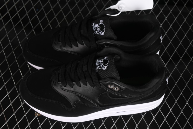 Nike Air Max 1 Retro Running Shoes with Half-Sole Air Cushion - 875844-001