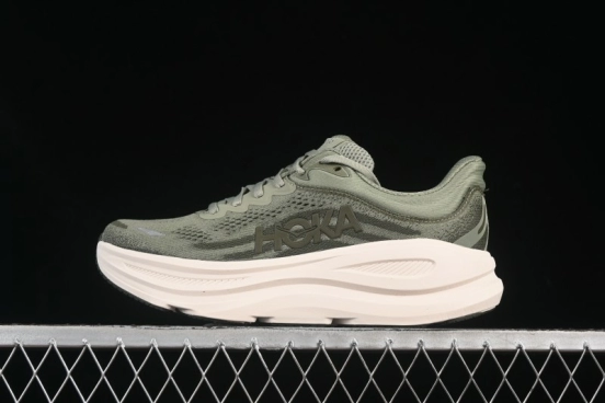 HOKA ONE ONE Bondi 9 Cushioned Running Shoes with Soft EVA Midsole - 1162011 SSSC